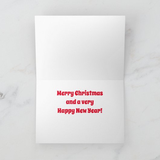 Ho Ho Three Cactus Wenskaart met Kerstmis Kaart (Binnen)