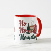 Ho Ho Thuislichaam Kerst Mok (Voorkant rechts)