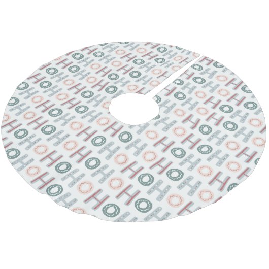 Ho Ho Tree Rok Kerstboom Rok (Gekanteld)