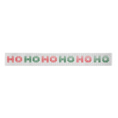 Ho Ho Typografie Kersttrui Satijnen Lint (Voorkant)