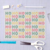 Ho Ho Typografie Kersttrui Tissuepapier (Craft)