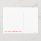 HO! HO! Uit de LiEnS Feestdagenkaart (Achterkant)