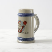 Ho Ho Vader Kerstmis/Santa Claus Tankard Bierpul (Voorkant rechts)