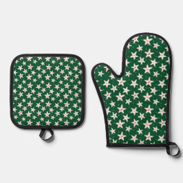 Ho Ho Vakantie Suikerkoekje Ovenwant & Pannenlap Set