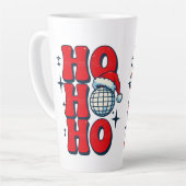 Ho ho vrolijk kerstfeest latte mok (Linkerhoek)