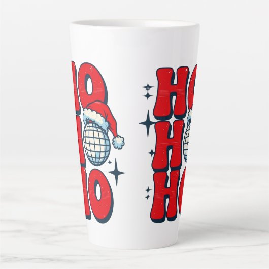 Ho ho vrolijk kerstfeest latte mok (Voorkant)