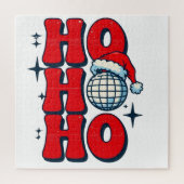 Ho ho vrolijk kerstfeest legpuzzel (Verticaal)