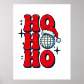 Ho ho vrolijk kerstfeest poster (Voorkant)