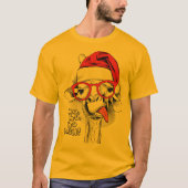 Ho Ho Y'all Giraffe Mannen T-Shirt (Voorkant)