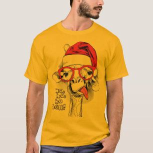 Ho Ho Y'all Giraffe Mannen T-Shirt
