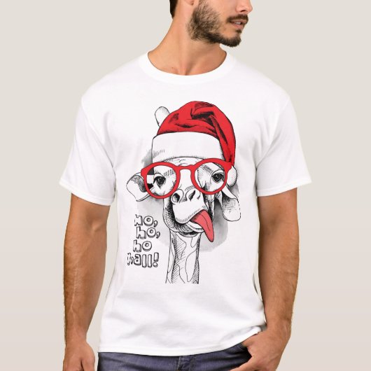 Ho ho y'all Giraffe T-shirt (Voorkant)