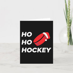 Ho Hockey Kerstmis - IJshockey Kaart