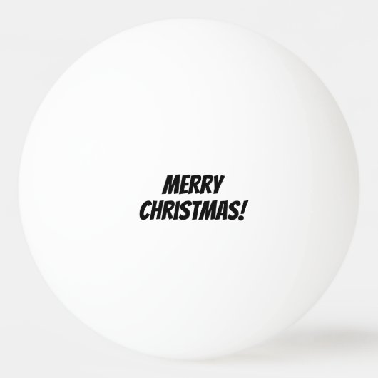 Ho hoe je met kersttafeltennis pongballen pingelt pingpongbal (Achterkant)