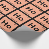 Ho - Holmium Chemistry Periodic Table Symbool Cadeaupapier (Hoek)