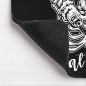 Ho Holy Christmas Funny Skeleton Dancing Skull Muismat (Hoek)
