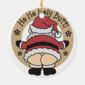 Ho Holy Santa Butt Ornament (Achterkant)