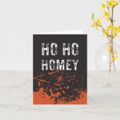 Ho Homie / Vrolijk kerstfeest Kaart (Gele Bloem)
