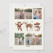 Ho Howdy Kerstkaart (Achterkant)