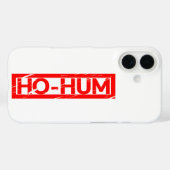Ho-hum Stamp Case-Mate iPhone Case (Achterkant (horizontaal))