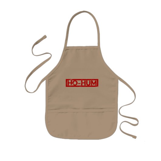 Ho-hum Stamp Kinder Schort (Voorkant)