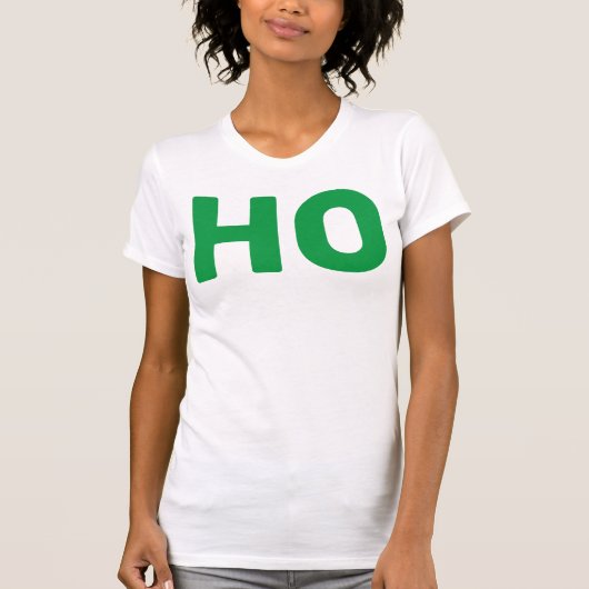HO-kerststilte T-shirt (Voorkant)