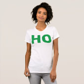 HO-kerststilte T-shirt (Voorkant volledig)