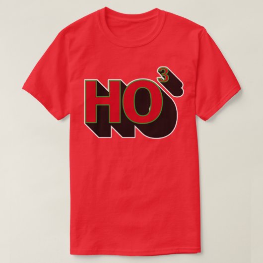 HO naar het derde2 T-shirt (Design voorkant)