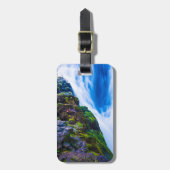 Ho"opi"i Herfsten, Blue Water, Kauai, Hawaii Bagagelabel (Voorkant verticaal)