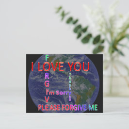 Ho' oponopono Earth Briefkaart