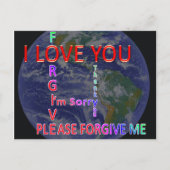 Ho' oponopono Earth Briefkaart (Voorkant)