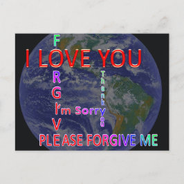 Ho' oponopono Earth Briefkaart