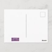 Ho' oponopono Paarse rook Briefkaart (Achterkant)