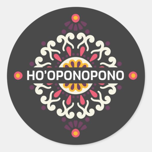 Ho’oponopono Sticker (Voorkant)