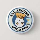 Ho, rondom Good Egg Ronde Button 5,7 Cm (Voorkant)