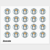 Ho, rondom Good Egg Ronde Sticker (Vel)