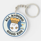 Ho, rondom Good Egg Sleutelhanger (Achterkant)