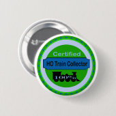 HO Train Collector Pinback/Button Ronde Button 5,7 Cm (Voorkant /achterkant)