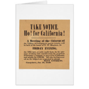 Ho! voor Californië! 1849 (1759A)