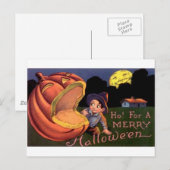 Ho! Voor een Merry Halloween Briefkaart (Voorkant / Achterkant)