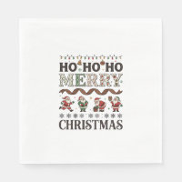 Ho vrolijk kerstfeest Sinterklaas geruite lint