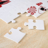 HO³ zwarte kerstman met speciale rijkdom om te doe Legpuzzel (Zijkant)