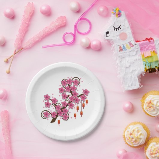 Hoa Dao Papieren Bordje (Feest)