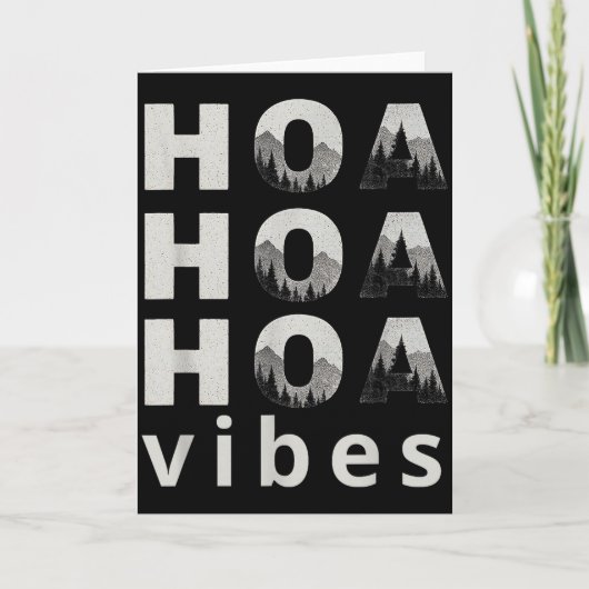 Hoa Hoa Hoa Hoa Hoa Season Vibes  Kaart (Voorkant)