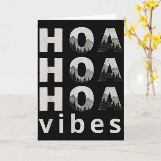 Hoa Hoa Hoa Hoa Hoa Season Vibes  Kaart (Gele Bloem)