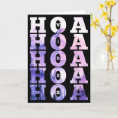 Hoa Hoa Hoa Hoa Hoa Seizoenstemming Kaart (Gele Bloem)