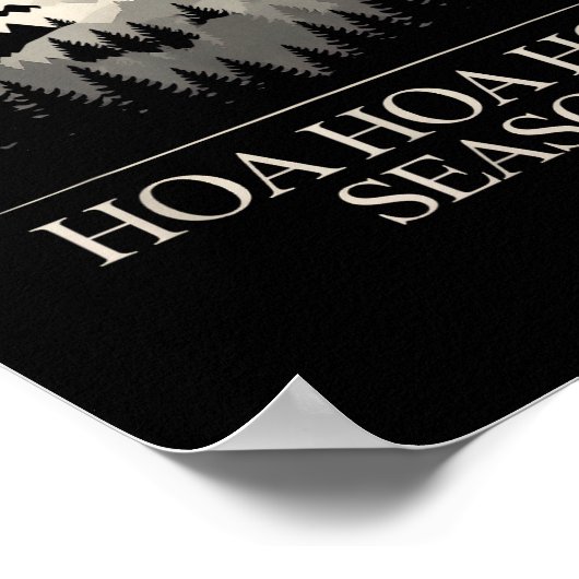 Hoa Hoa Hoa Hoa Season Autumn  Poster (Hoek)