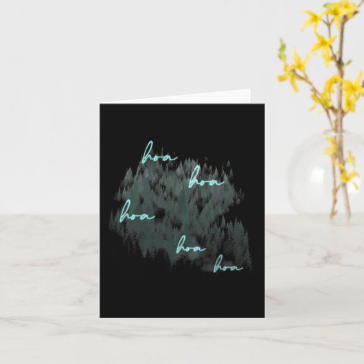 Hoa Hoa Hoa Seizoen Kaart (Gele Bloem)