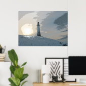 Hoad Monument, Ulverston, John Barrow, vuurtoren Poster (Thuiskantoor)