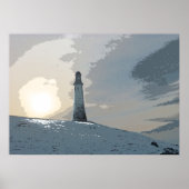 Hoad Monument, Ulverston, John Barrow, vuurtoren Poster (Voorkant)