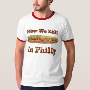 Hoagie: Hoe we in Philly T-shirt rollen